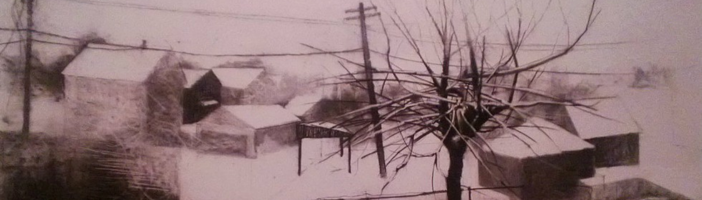 Free Storm Hush in the Neighborhood II, Crop for Works on Paper, Artist Clara DeGalan